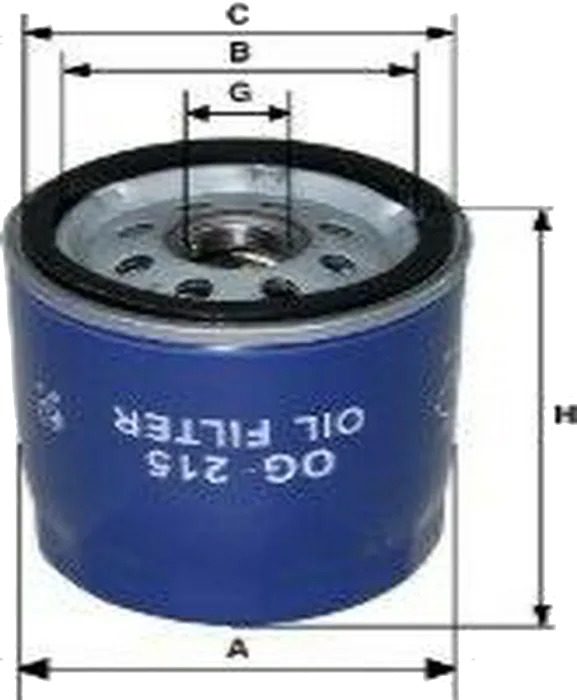 Масляный фильтр OG 215 HQ OG 215 HQ двигателя GoodWill
